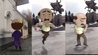 Harut dancing in Armenia Animation