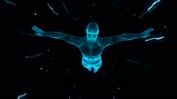VJ LOOPS - Space Swim _ For RAVES or Dance Floors _ Footage animation #SHORTS