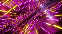 4k Flying Corridor Glowing Cubus Infinitely Background Loop -- 4k Vjloop Background -- 4k Loops Pack