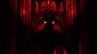 goat demon baphomet loop background video hd 4k